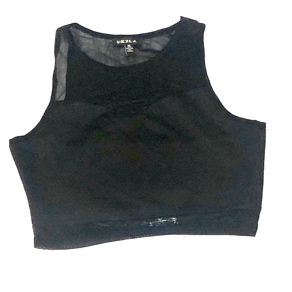 Mesh crop top